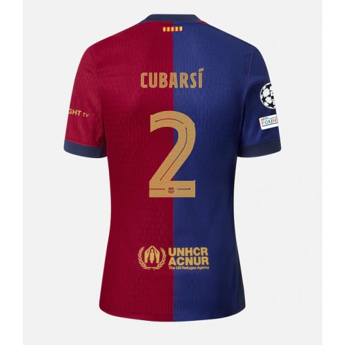 Dres Barcelona Pau Cubarsi #2 Domaci 2024-25 Kratak Rukav